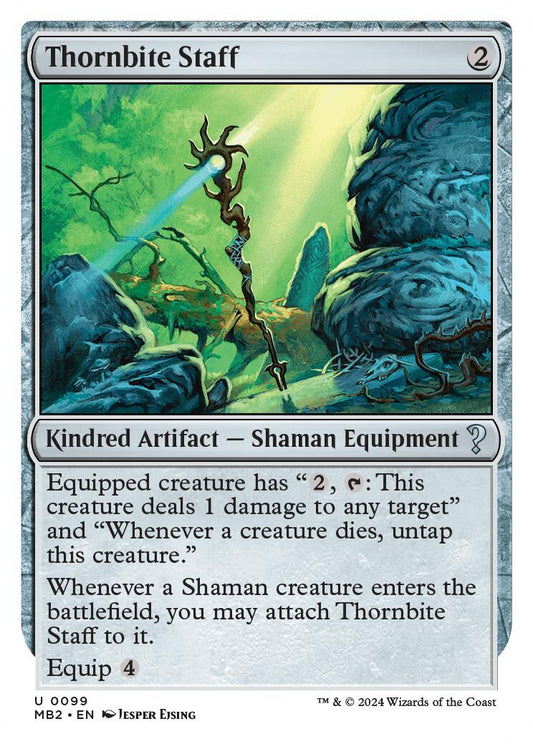 Thornbite Staff (White Border) [MB2 - 99]