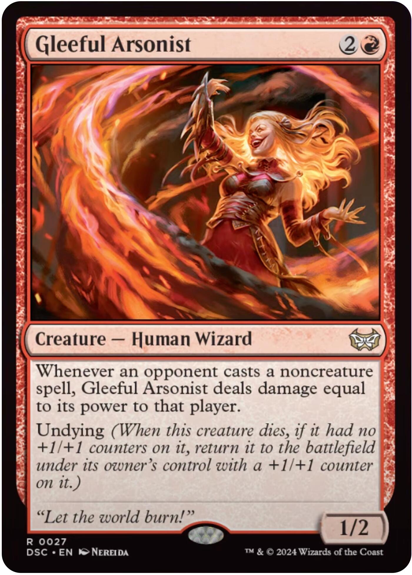 Gleeful Arsonist [DSC - 27]
