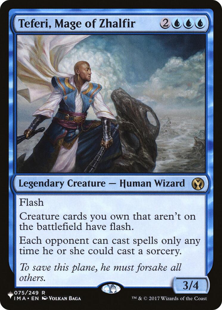 Teferi, Mage of Zhalfir [LIST - 075]