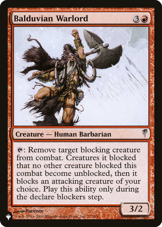Balduvian Warlord [LIST - 77/155]