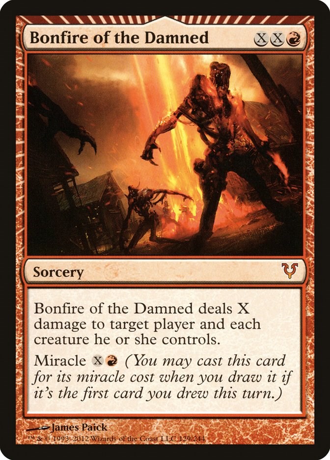 Bonfire of the Damned [AVR - 129]