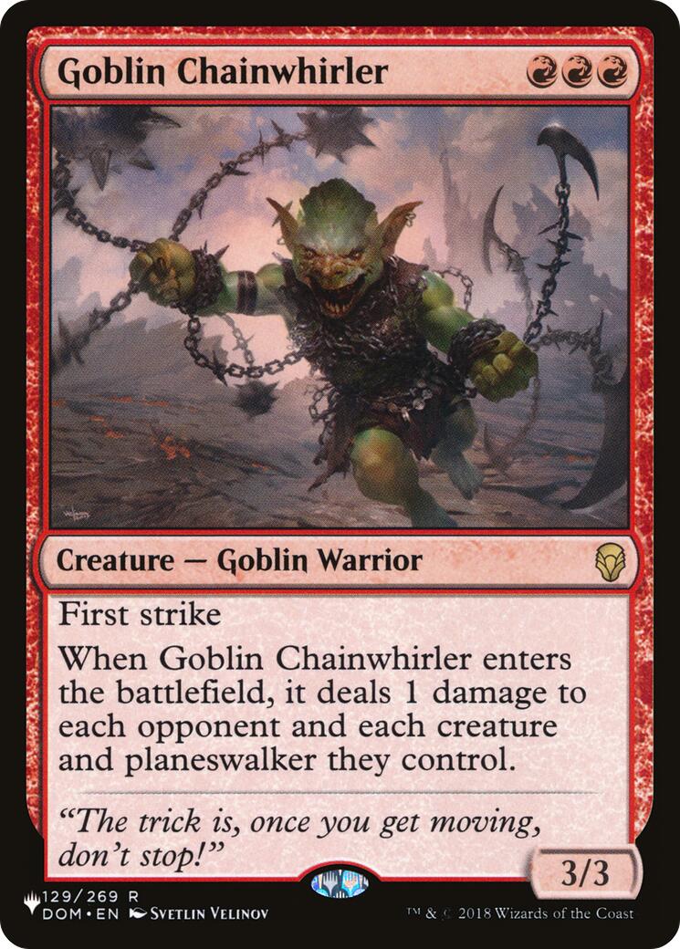 Goblin Chainwhirler [LIST - 129]