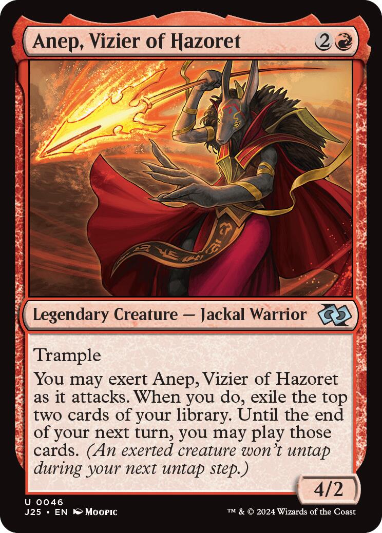 Anep, Vizier of Hazoret (Anime) [J25 - 46]