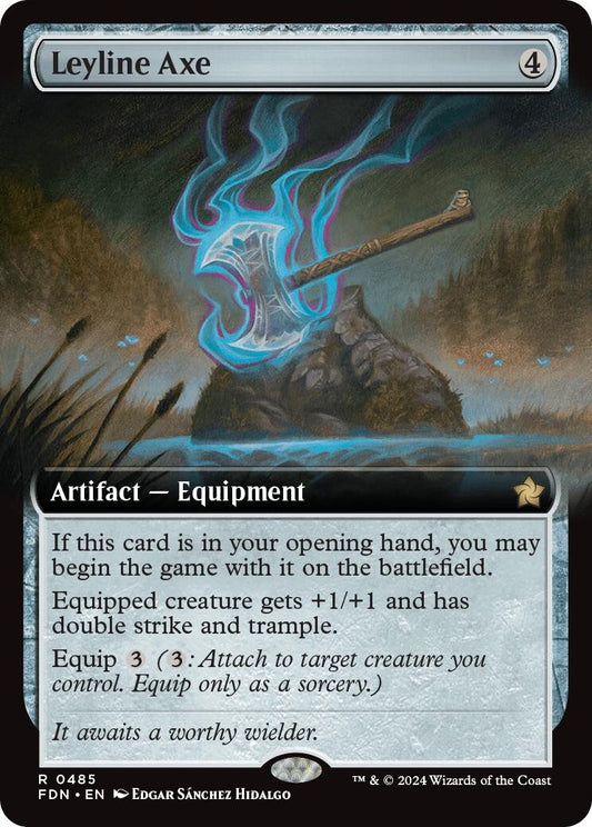 Leyline Axe (Extended Art) [FDN - 485]