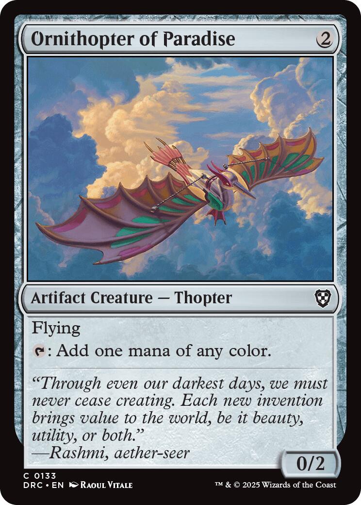 Ornithopter of Paradise [DRC - 133]