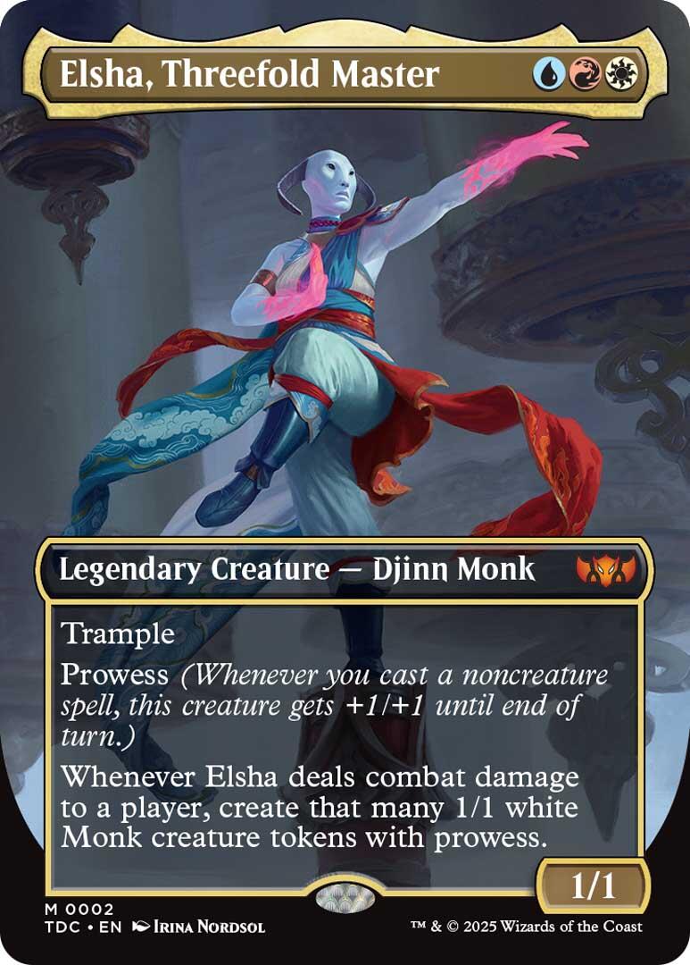 Elsha, Threefold Master (Borderless) [TDC - 2]