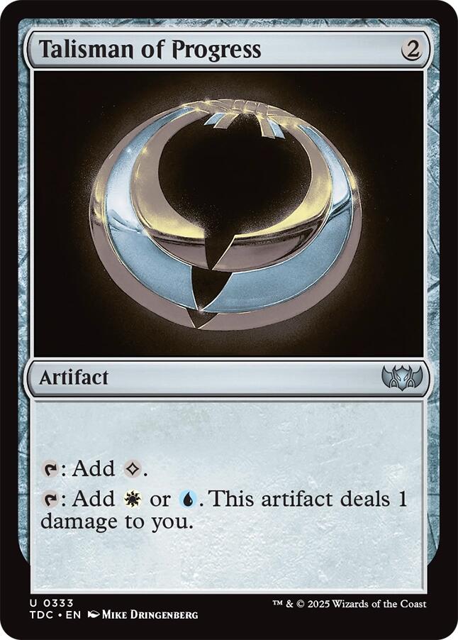 Talisman of Progress [TDC - 333]