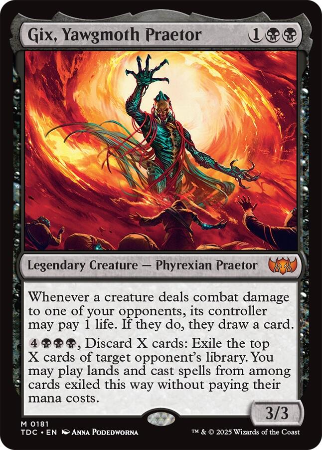 Gix, Yawgmoth Praetor [TDC - 181]