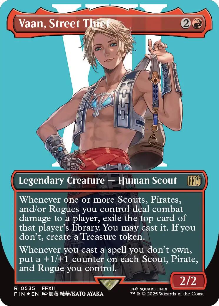 Vaan, Street Thief (Borderless) (Surge Foil) [FIN - 535]