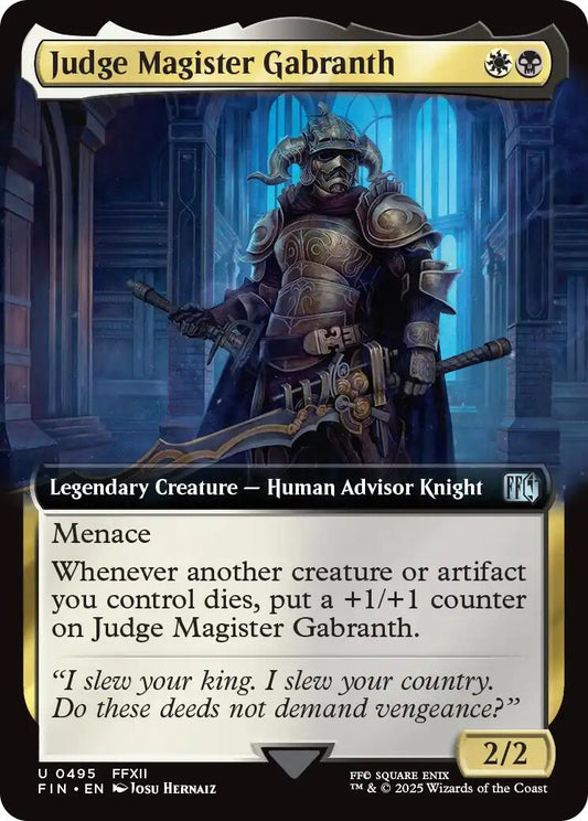 Judge Magister Gabranth (Extended Art) [FIN - 495]