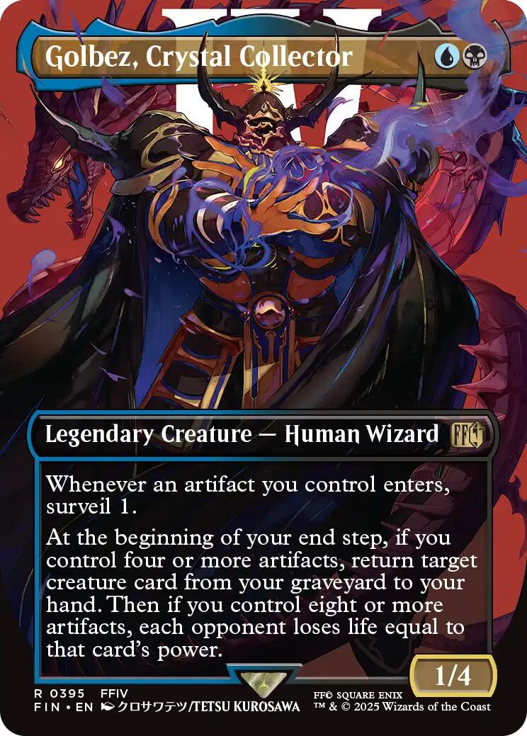 Golbez, Crystal Collector (Borderless) [FIN - 395]