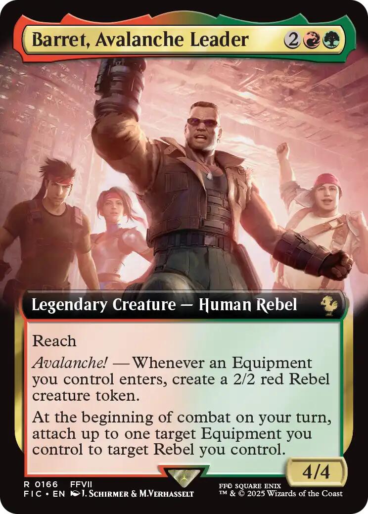 Barret, Avalanche Leader (Extended Art) [FIC - 166]