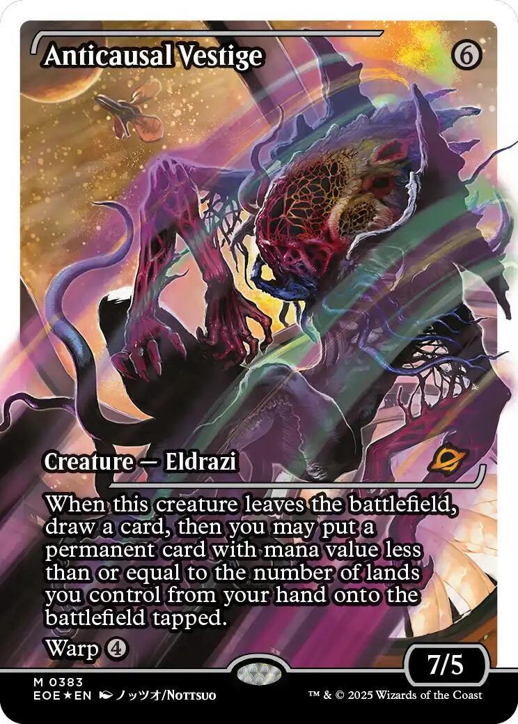 Anticausal Vestige (Showcase) (Fracture Foil) [EOE - 383]
