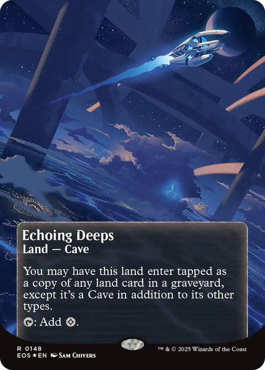 Echoing Deeps (0148) (Borderless) (Galaxy Foil) [EOS - 148]