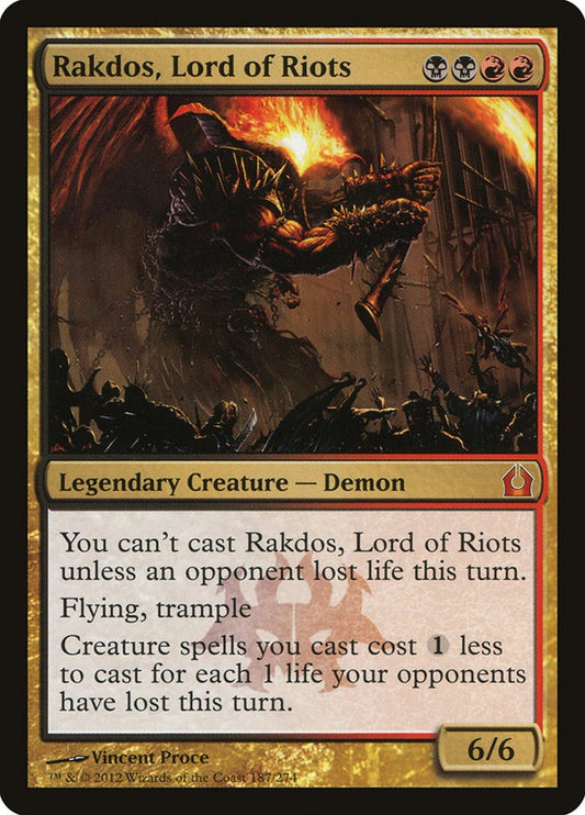 Rakdos, Lord of Riots [RTR - 187]