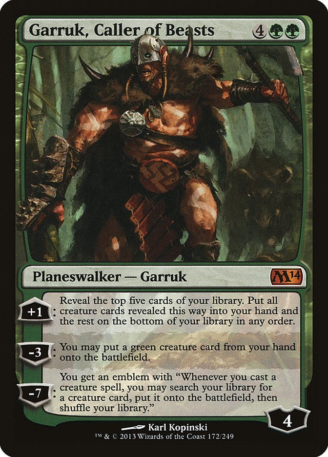 Garruk, Caller of Beasts [M14 - 172]