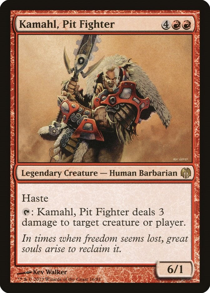 Kamahl, Pit Fighter [DDL - 16]