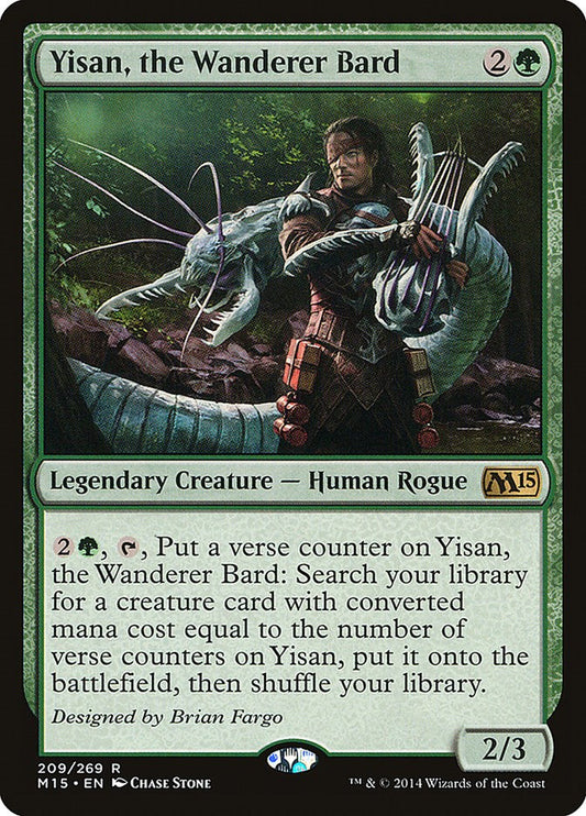 Yisan, the Wanderer Bard [M15 - 209]
