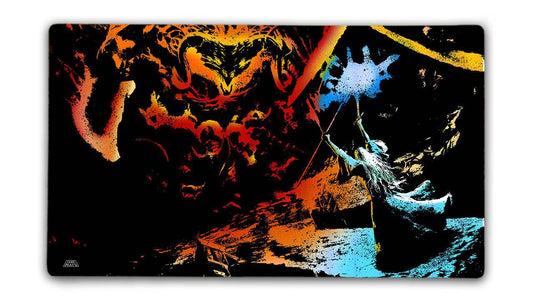 The Last Stand playmat -- 3mm Premium stitched w/ drawstring bag
